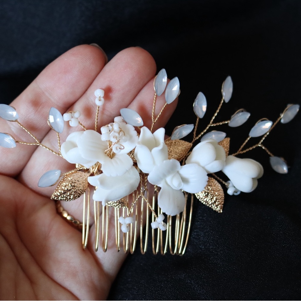Bride hair accessories, Bride and bridesmaids hair comb